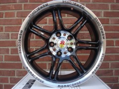 17 Inch Momo Corse Black 5x112 7 5J ET35 Naaf 72 3
