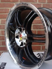 17 Inch Momo Corse Black 5x112 7 5J ET35 Naaf 72 3