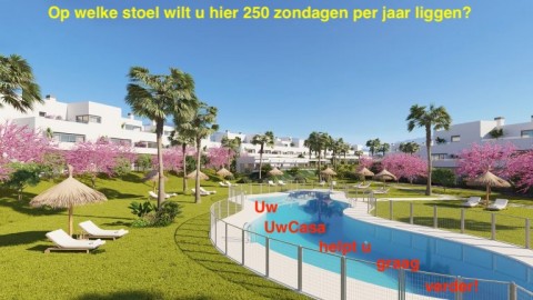 Uw eigen nieuwe Appartement in CANCELADA bij zee met eigen parking