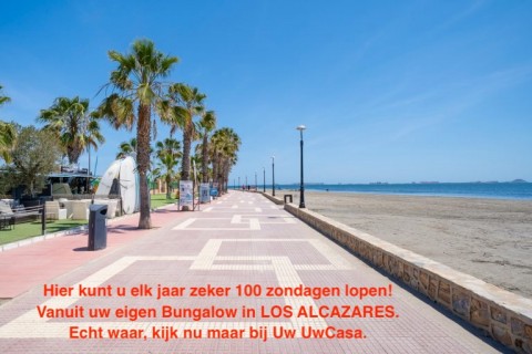 Uw eigen Bungalow in LOS ALCAZARES aan zee met veel extra voor u