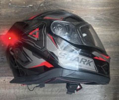 Motorhelm Shark Skwal i3 Linik Anthracite Red - Maat M