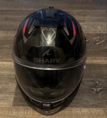 Motorhelm Shark Skwal i3 Linik Anthracite Red - Maat M
