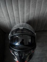 Motorhelm Shark Skwal i3 Linik Anthracite Red - Maat M