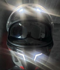 Motorhelm Shark Skwal i3 Linik Anthracite Red - Maat M