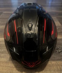 Motorhelm Shark Skwal i3 Linik Anthracite Red - Maat M