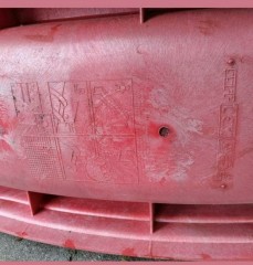 Glijbaan Rood  Kunststof