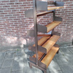 Stellingkast Schoenen Winkel Decoratie Boeken Retro wandkast