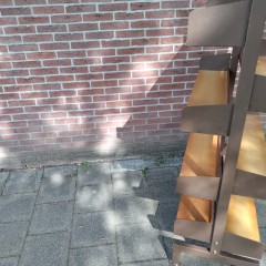 Stellingkast Schoenen Winkel Decoratie Boeken Retro wandkast