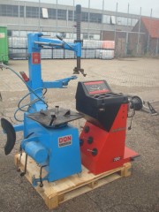 Banden Demontage Apparaat Du Quesne 110 en Balanceermachine John Bean