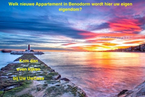 Uw eigen nieuwe Appartement in BENIDORM aan zee met eigen parking en