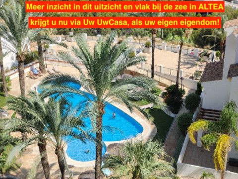 Uw eigen Appartement in ALTEA bij zee met parking en