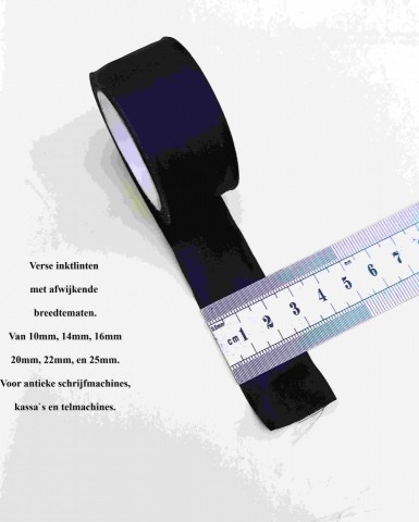Brede inktlinten voor zeer oude schrijfmachines