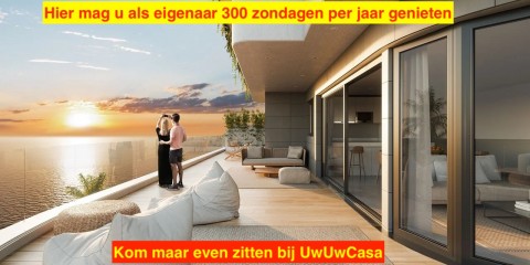 Uw eigen nieuwe Penthouse aan zee in AQUILAS met parking en