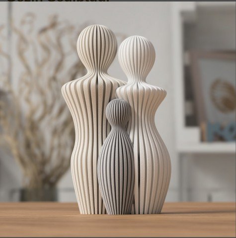 Gezin Sculptuur
