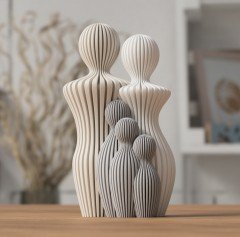 Gezin Sculptuur