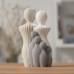 Gezin Sculptuur