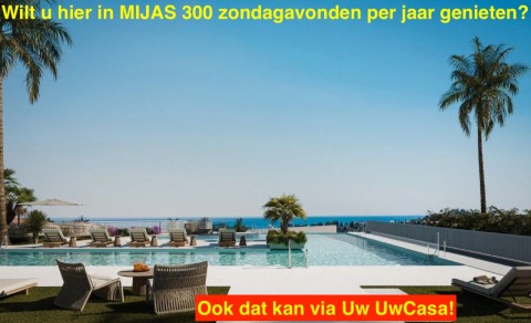 Uw eigen nieuwe Appartement aan zee in MIJAS met parking en