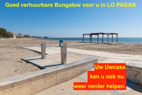 Uw eigen nieuwe Bungalow aan zee in LO PAGAN met parking en
