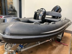 RIB Grand Golde Line  3 80 met 40 pk motor en bijpassende trailer