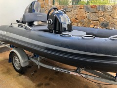 RIB Grand Golde Line  3 80 met 40 pk motor en bijpassende trailer