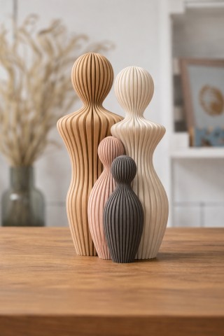 Familie Sculptuur - Warmte en Verbinding