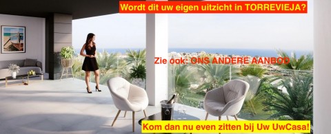 Uw eigen nieuwe Appartement bij zee in TORREVIEJA met parking en
