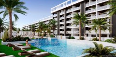 Uw eigen nieuwe Appartement bij zee in TORREVIEJA met parking en