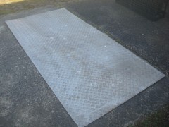 Aluminium Traanplaat Aanhanger Aanhangerbodem 1 stuk