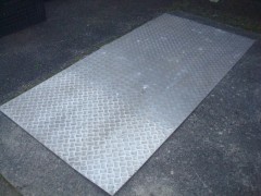 Aluminium Traanplaat Aanhanger Aanhangerbodem 1 stuk