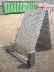 Oprijplaat rampe opvouwbaar aluminium