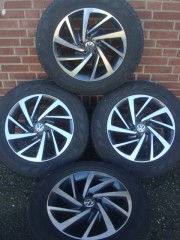 17 Inch Originele VW Woodstock Velgen en Banden 5x112