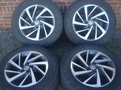 17 Inch Originele VW Woodstock Velgen en Banden 5x112