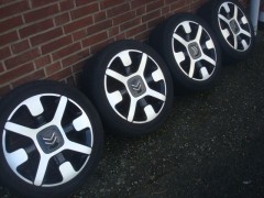 17 inch Originele Bicolor Citro&euml;n C3 C4 Cactus Velgen 4x108