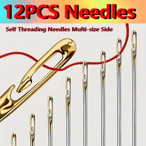 Haak-in naai naalden in luxe houten koker  Handwerk  ouderen