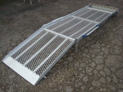 Aluminium Oprijplaat Scootmobiel Rolstoel Rampe