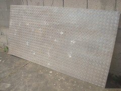 Aluminium Traanplaat Aanhanger Aanhangerbodem 1 stuk