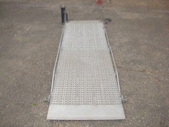 Oprijplaat rampe opvouwbaar aluminium