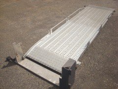 Oprijplaat rampe opvouwbaar aluminium