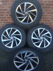 17 Inch Originele VW Woodstock Velgen en Banden 5x112