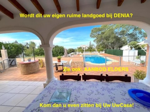 Uw eigen Villa op mooi landgoed en tuin in DENIA en veel meer