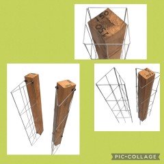 Draadrekken Plantensteunen klimplantsteunen plantenrekken tuinrek