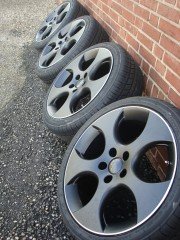 18 Inch GTI Black Velgen en Banden Steek 5x112