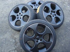 18 Inch GTI Black Velgen en Banden Steek 5x112
