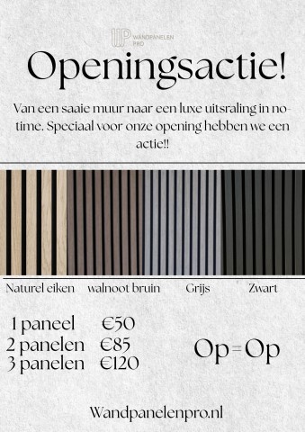 Akoestische wandpanelen  60x280 Lattenwand met vilt