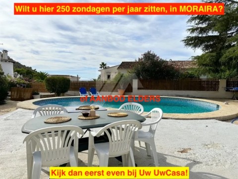 Uw eigen Villa op landgoed in MORAIRA met parking en