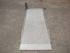 Oprijplaat rampe opvouwbaar aluminium