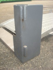 Oprijplaat rampe opvouwbaar aluminium