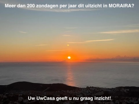 Uw eigen Appartement met super zeezicht en ruim terras in MORAIRA en