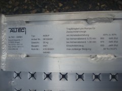 Oprijplaat Rij plaat rampe invalide lift Altec Roelstoel