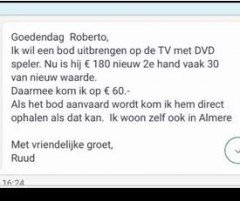 Nieuwe TV Salora hdmi usb vga dvd pc in 1 NOOIT GEBRUIKT
